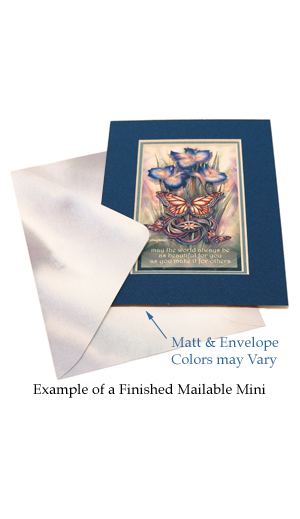 Example of Finished Mailable Mini