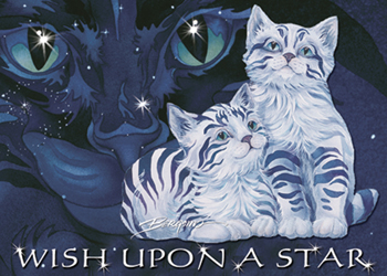 Cats / Wish Upon A Star - Magnet