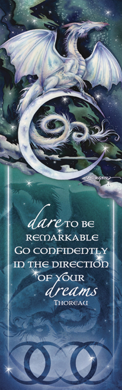 Mythological Creatures (Dragons) / Touch The Moon, Reach The Stars - Bookmark