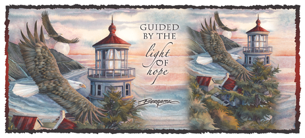 Guided By The Light Of Hope - Mug