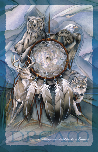 Multiple Animal Types / Dreamcatcher - 11 x 14 inch Poster
