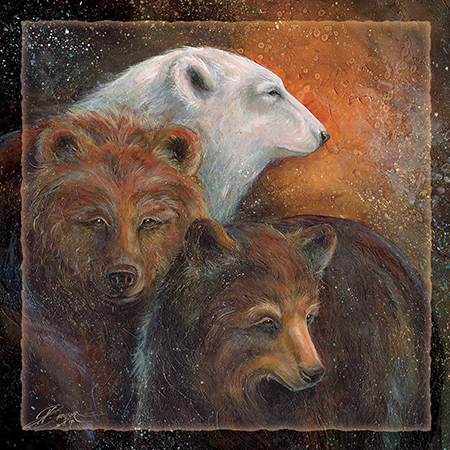 'Bear Spirit' - Tile  