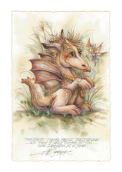 One Dragon At A Time - Art Card