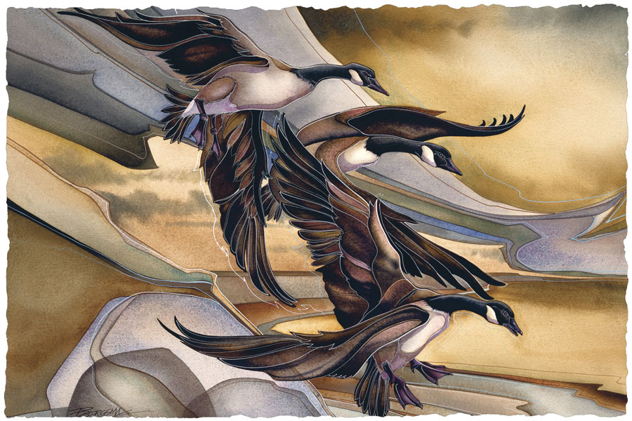 Follow The Wild Goose Flight - Prints
