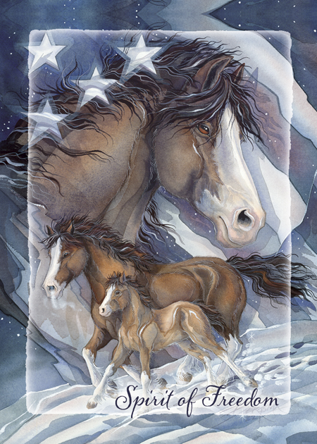 Horses / Spirit of Freedom - Magnet