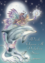 Mermaids & Sea Faeries / Wish Upon A Dolphin Star - Magnet