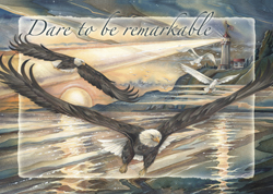 Eagles (Bald) / Dare to be Remarkable - Magnet 