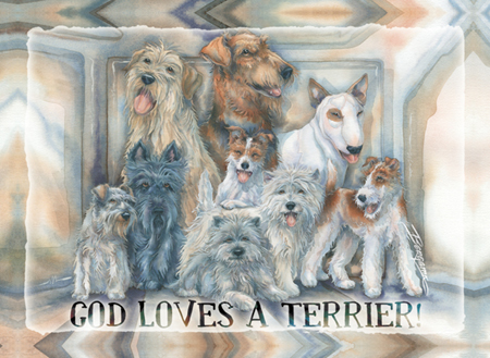Dogs / God Loves A Terrier - Magnet  