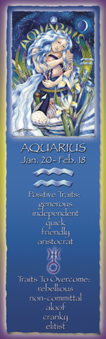 Zodiac Series / Aquarius - Bookmark