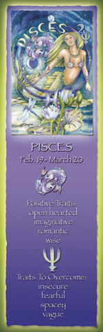 Zodiac Series / Pisces - Bookmark
