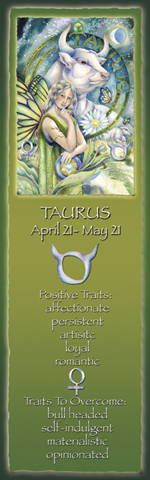 Zodiac Series / Taurus - Bookmark