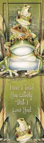 Frogs / Top Frog - Bookmark