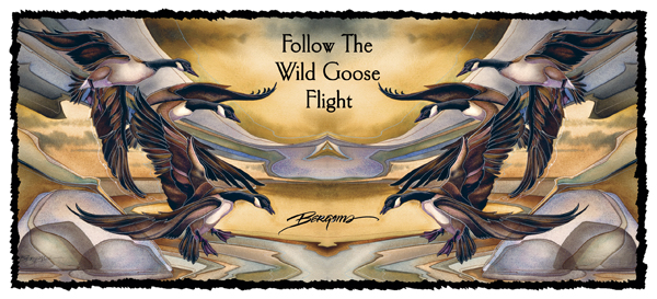Geese / Follow The Wild Goose Flight - Mug 