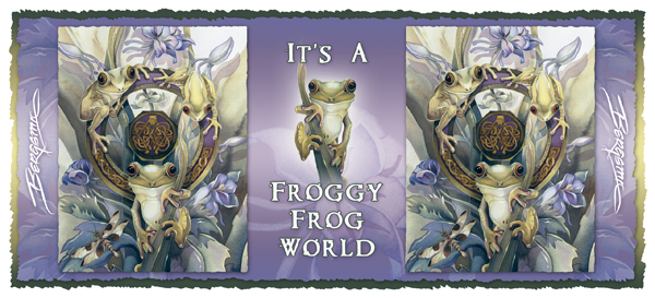 It's A Froggy Frog World - Mug  