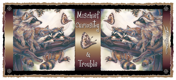 Raccoons / Mischief, Curiosity & Trouble - Mug