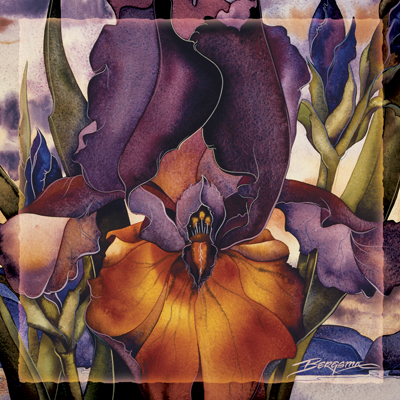 Irises / Fire Over The Islands - Tile