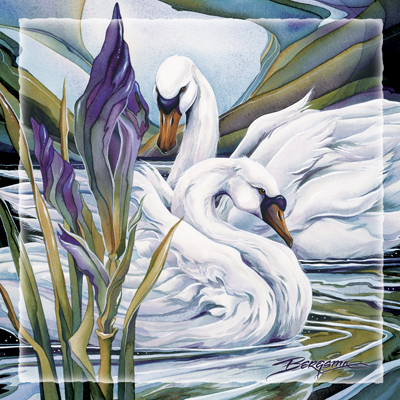 Swans / Everlasting Love - Tile