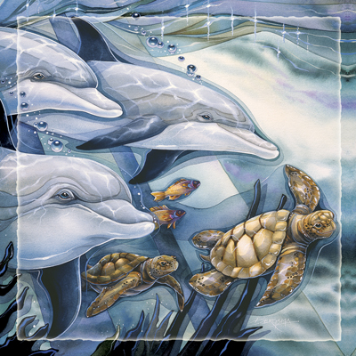 Dolphins / Honor Diversity - Tile