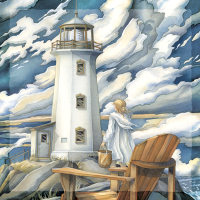 Lighthouses / Let Love Be The Light That Leads You Home - Tile