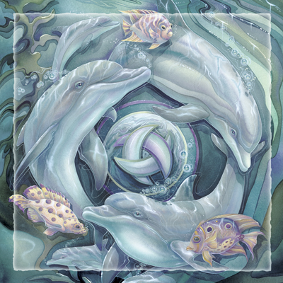 Dolphins / Dolphin Planet - Tile