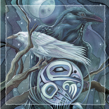 Raven Moon - Tile  