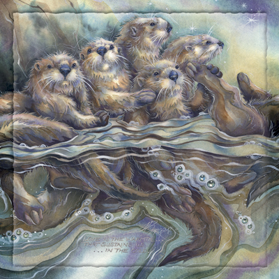 Otters / No Matter Who Or Where We Are... - Tile