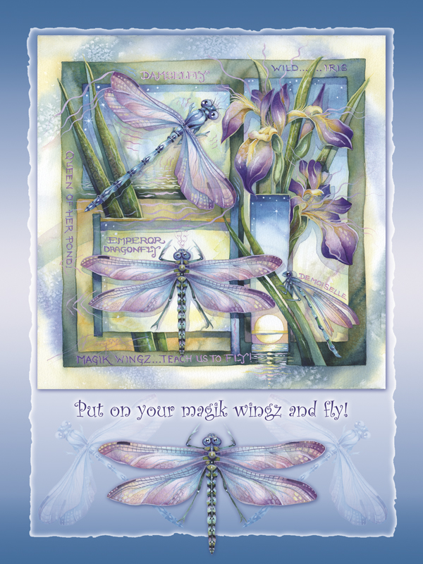 Put On Your Magik Wingz and Fly! - Easel Back Tile
