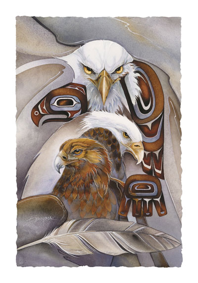 Eagles (Multiple) / Eagle Spirit - Art Card