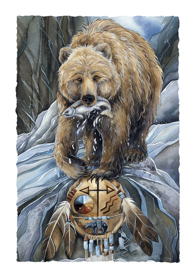 Bears (Grizzly) / Bear Clan - Art Card