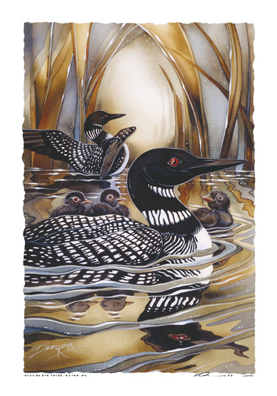 Loons / Forever Wild - Art Card