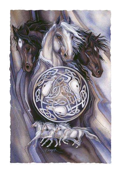 Horses / Legend - Art Card