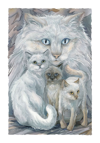 Cats / Soul Friends - Art Card