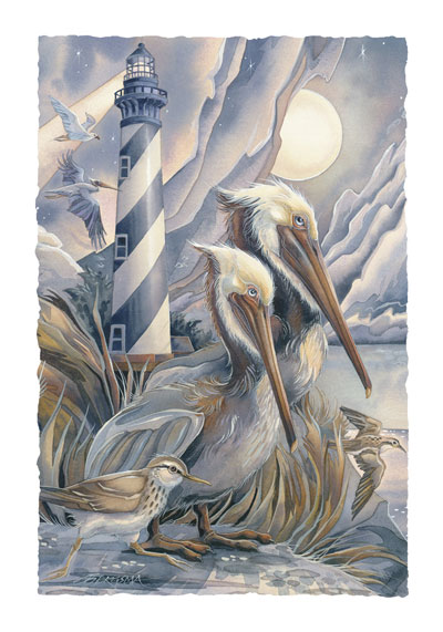 Pelicans / Life Is Beautiful... - Art Card