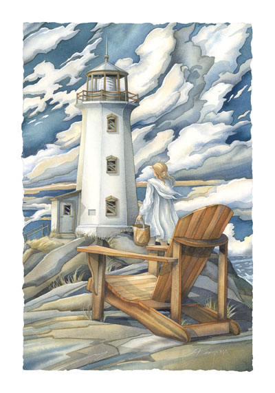 Lighthouses / Let Love Be The Light That Leads You Home - Art Card