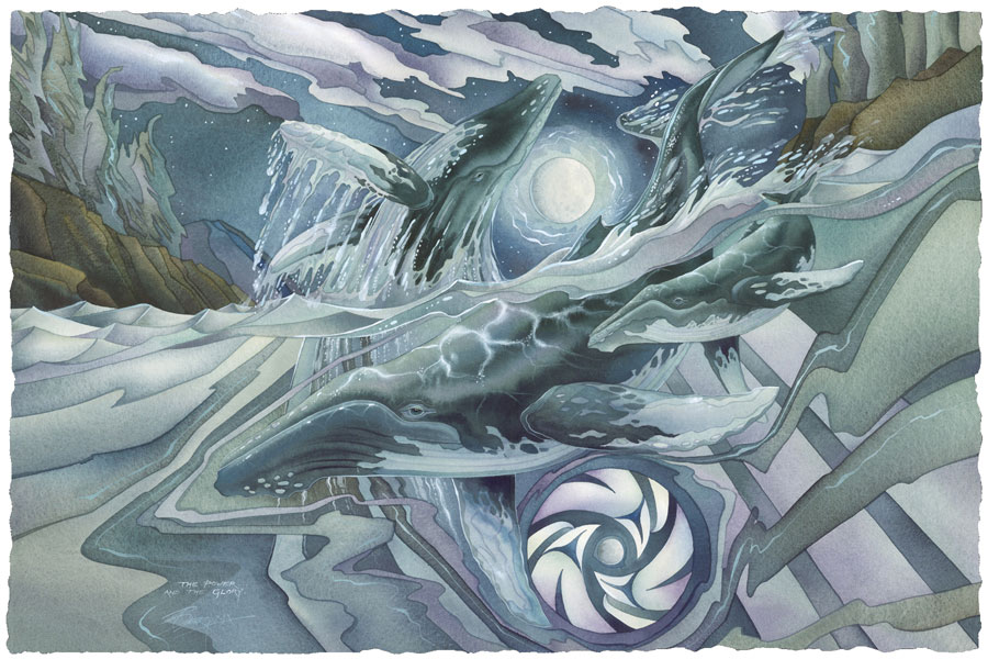 Whales (Humpback) / Whale Kingdom - Art Card