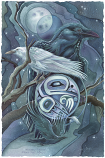 Raven Moon...Touch The Magic Small Prints (Click for options & image enlargement)                                     