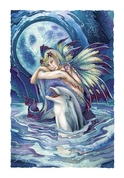 Mermaids & Sea Faeries / Fantasea... Where Dreams Begin - Art Card