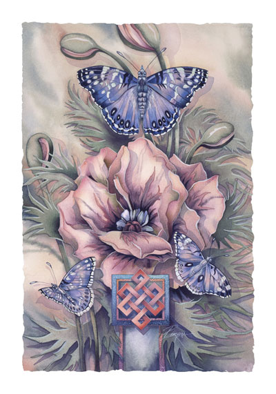 Butterflies / The Journey Never Ends - Art Card