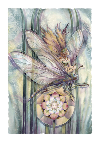 Faeries / Dragon Rider... The Greatest Success Is To Live Life In Your Own Way - Art Card