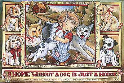 A Home Without A Dog Is Just A House - DreamKeeper Print