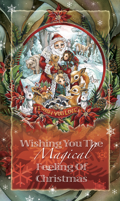 Wishing You the Magical Feeling of Christmas - Mailable Mini