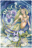 Pisces Zodiac Small Prints (Click for options & image enlargement)                     