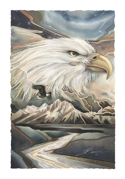 Eagles (Bald) / Your Majesty - Art Card