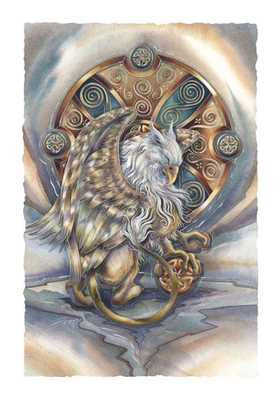 Mythological Creatures (Gryphon) / The Courage Inside Us... - Art Card