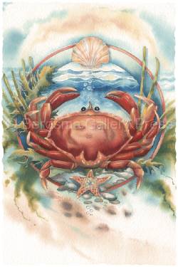  Don't Be Crabby - Art Card 