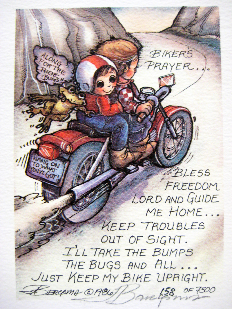 Biker's Prayer . . . - DreamKeeper Print