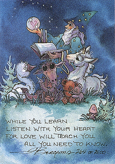 Listen With Your Heart - DreamKeeper Print