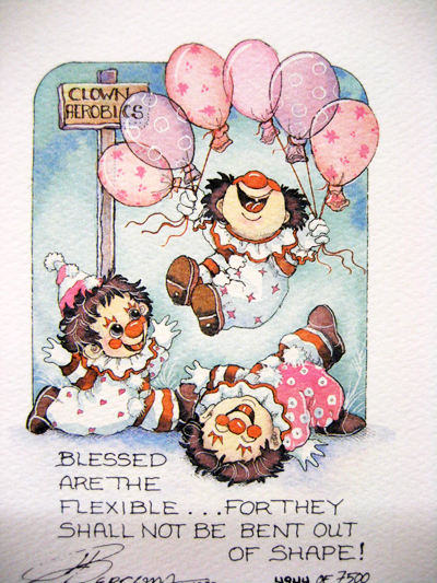 Blessed Are The Flexible - DreamKeeper Print