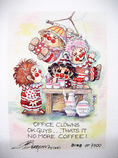 Office Clowns - DreamKeeper Print
