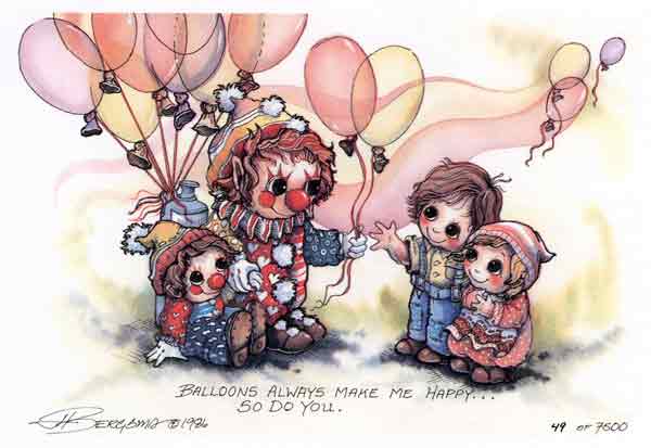 Balloons Make Me Happy... - DreamKeeper Print